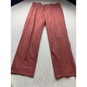 Bills Khakis Red Mens 37 M2 Standard Fit Rustic Flat Front USA Made Chino Pants